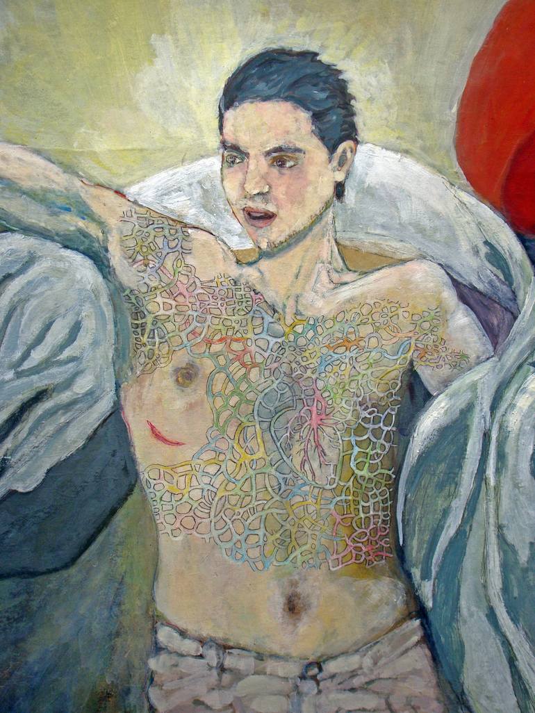 Original Figurative Portrait Painting by Patricio Gonzalez