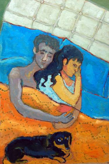 Print of Figurative Family Paintings by Patricio Gonzalez