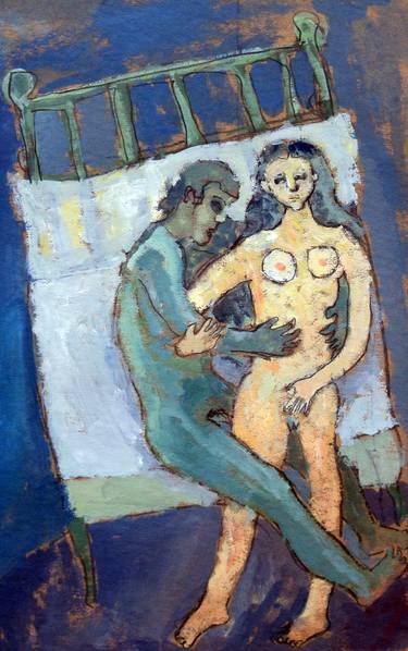 Original Expressionism Erotic Paintings by Patricio Gonzalez
