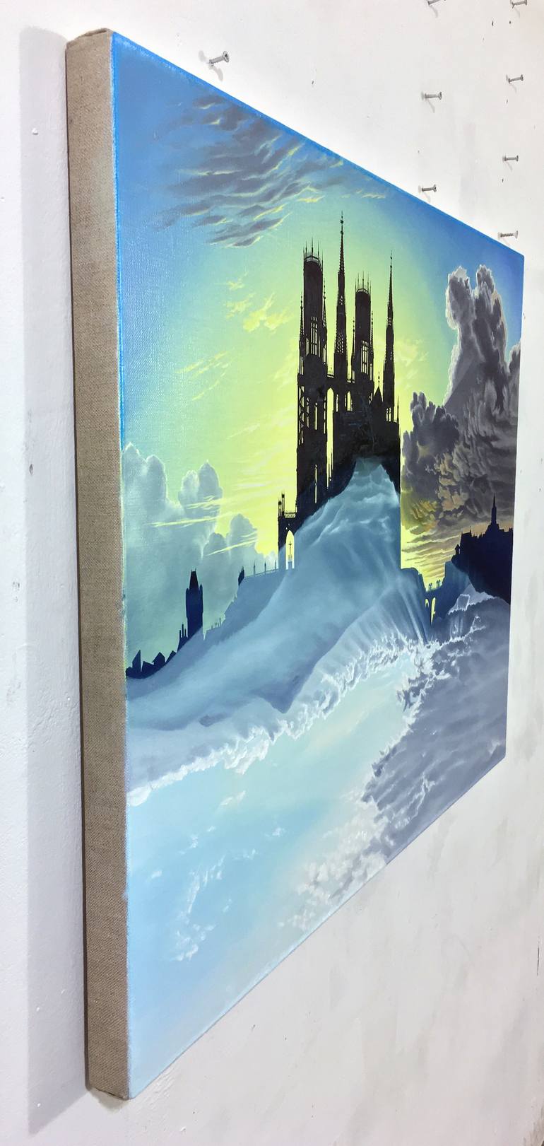 Original Figurative Architecture Painting by Alexander Heaton