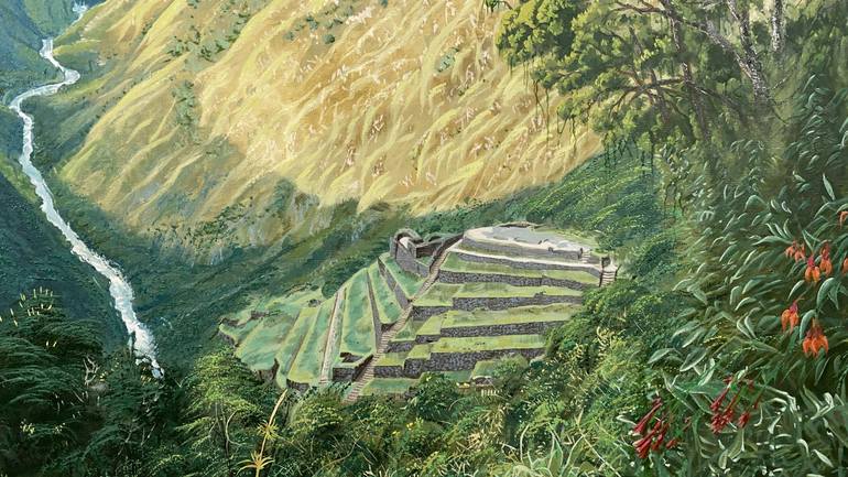 Original Figurative Landscape Painting by Alexander Heaton