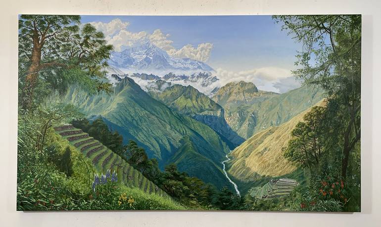 Original Figurative Landscape Painting by Alexander Heaton