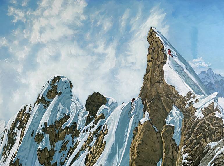 Original Documentary Landscape Painting by Alexander Heaton
