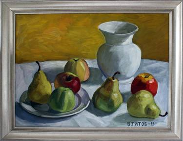 Original Impressionism Food & Drink Paintings by Vladimir Titov