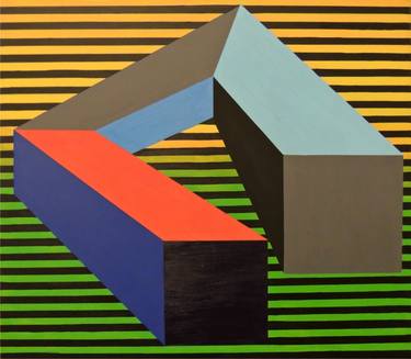 Saatchi Art Artist Andréz Martinez; Paintings, “Profne Geometry Serie / Number 6” #art