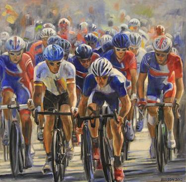 Print of Bicycle Paintings by JANE ALLISON