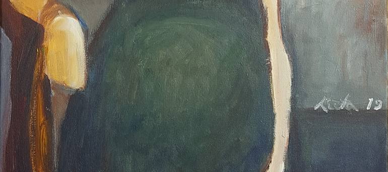 Original Portraiture People Painting by Ruta Usaite