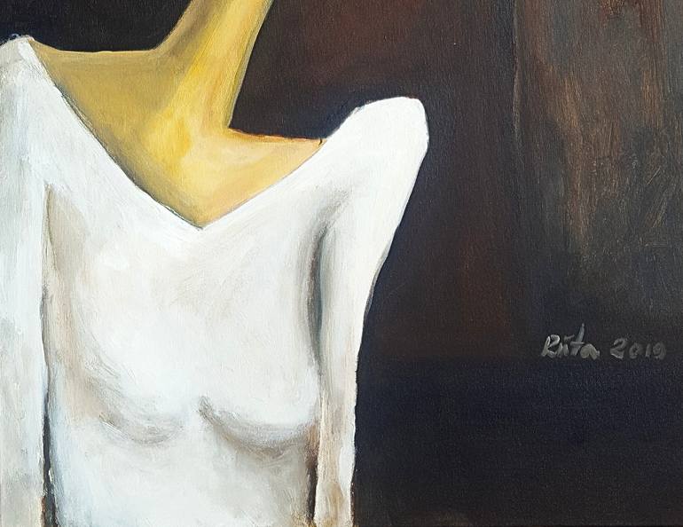 Original Contemporary People Painting by Ruta Usaite