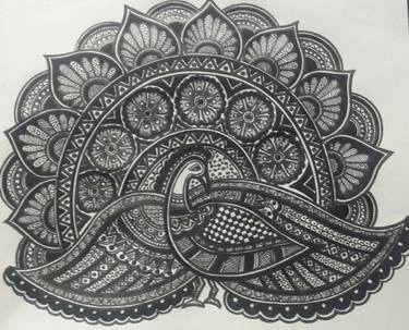 Original Nature Drawing by Pooja Jain