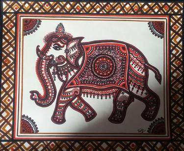 Original Animal Drawing by Pooja Jain