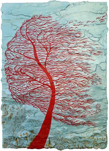 Print of Figurative Tree Paintings by Tsvetomir Iliev
