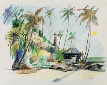 Original Landscape Drawings by Peter Menne