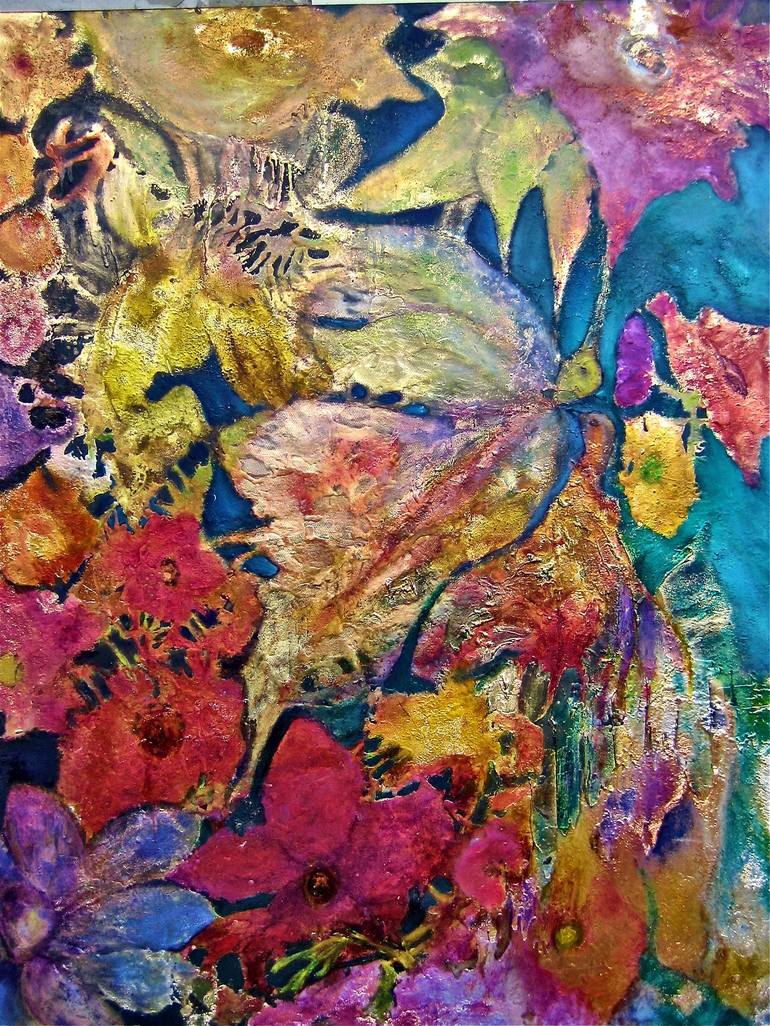 Butterfly Painting by Christine Vogdt | Saatchi Art