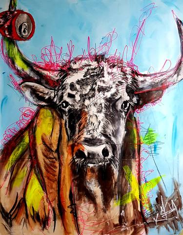 Print of Modern Animal Paintings by Franck SASTRE