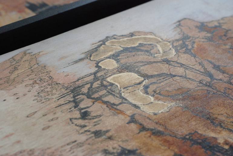 Original Abstract Animal Drawing by Sylke Spröd