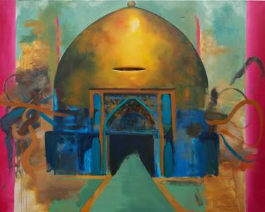 Original Abstract Architecture Paintings by William Alexander