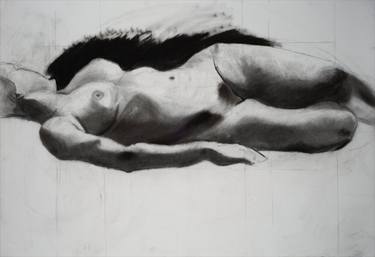 Saatchi Art Artist Pamela Simon-Jensen; Drawing, “Moving Knee” #art