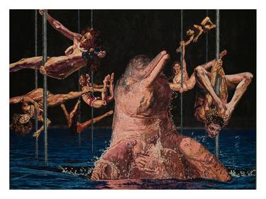 Print of Conceptual Nude Paintings by Anton Terziev
