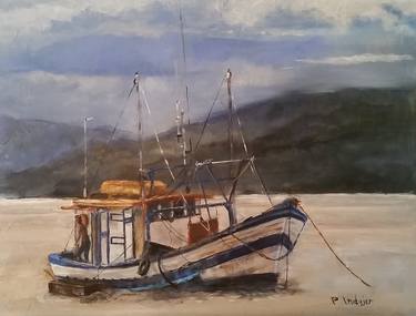 Print of Realism Ship Paintings by x x