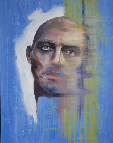 Original Abstract Expressionism Portrait Paintings by Tonka Morris
