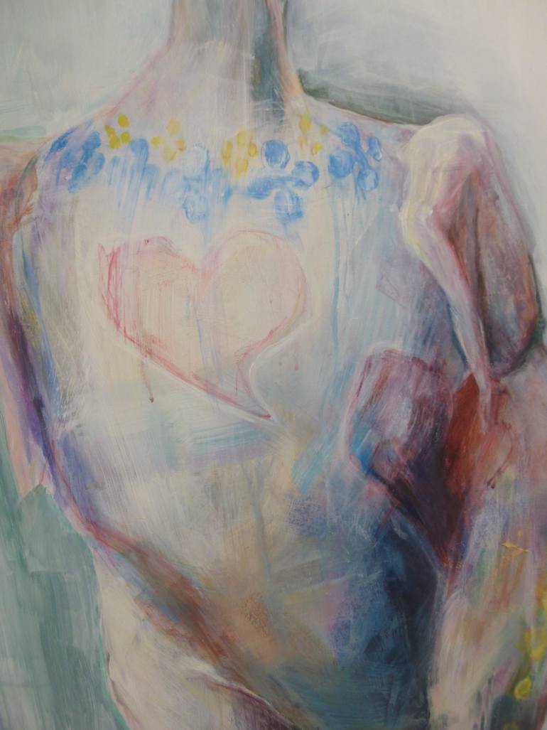 Original Abstract Expressionism Animal Painting by Cynthia Gregorová