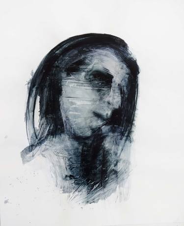 Print of Expressionism Portrait Drawings by Cynthia Gregorová