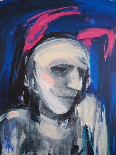 Print of Expressionism Portrait Paintings by Cynthia Gregorová