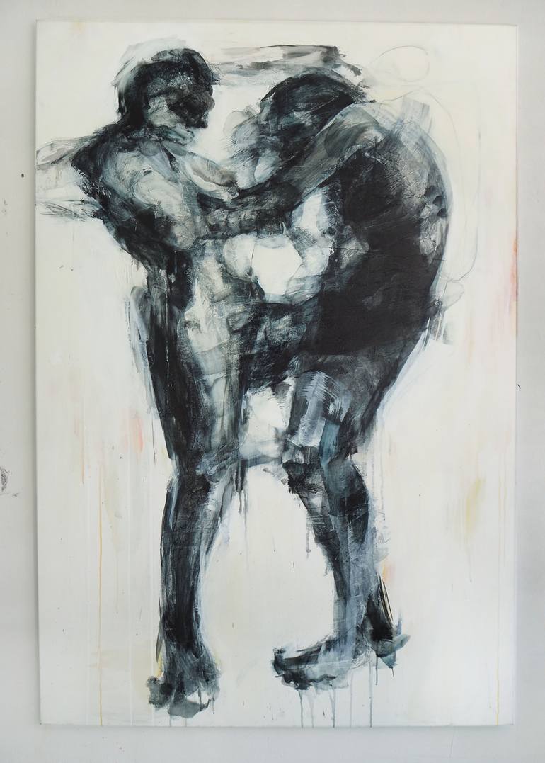 Original Expressionism Body Painting by Cynthia Gregorová