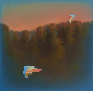 Original Conceptual Nature Painting by Fedora Akimova