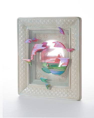 Original Fractal Fantasy Mixed Media by Fedora Akimova