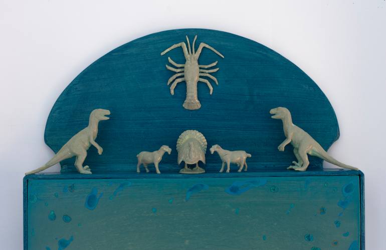 Original Surrealism Animal Mixed Media by Fedora Akimova