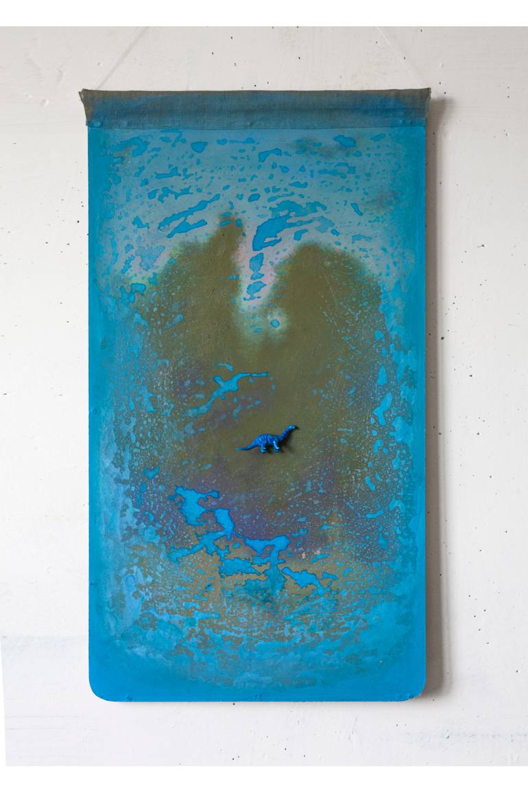 Original Conceptual Animal Mixed Media by Fedora Akimova