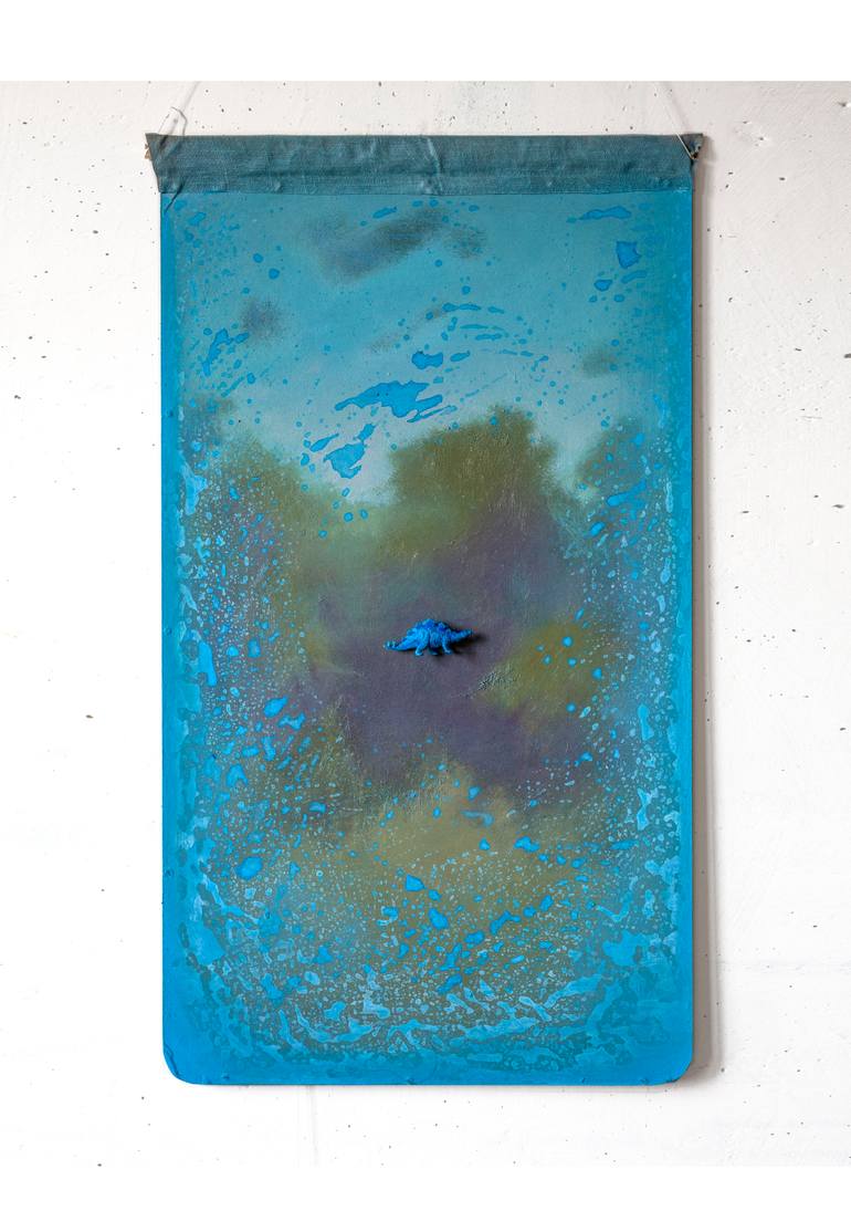 Original Conceptual Animal Mixed Media by Fedora Akimova