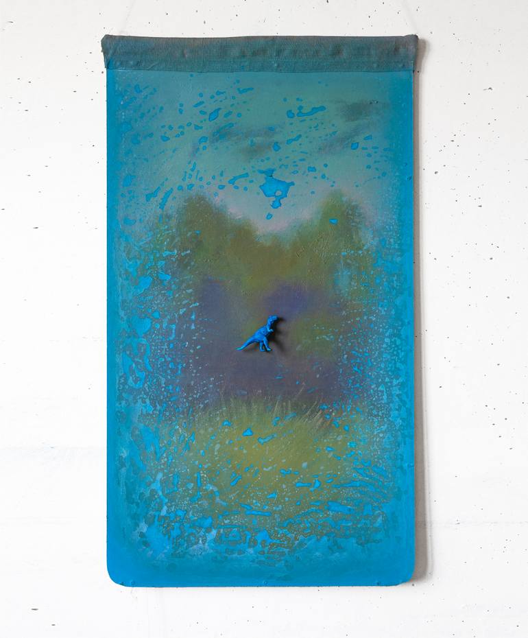 Original Conceptual Animal Mixed Media by Fedora Akimova
