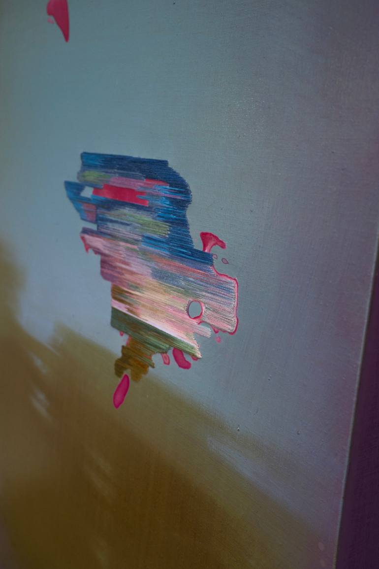 Original Conceptual Science/Technology Painting by Fedora Akimova