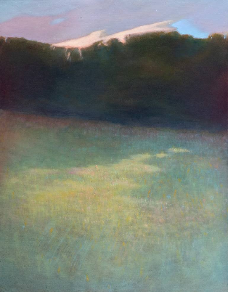 Original Art Deco Nature Painting by Fedora Akimova