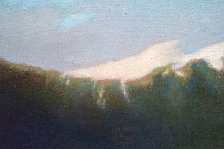 Original Art Deco Nature Painting by Fedora Akimova