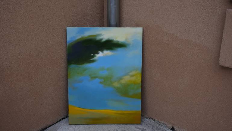 Original Minimalism Seasons Painting by Fedora Akimova