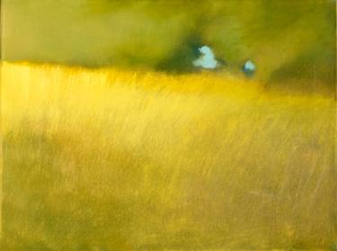 Original Art Deco Garden Paintings by Fedora Akimova