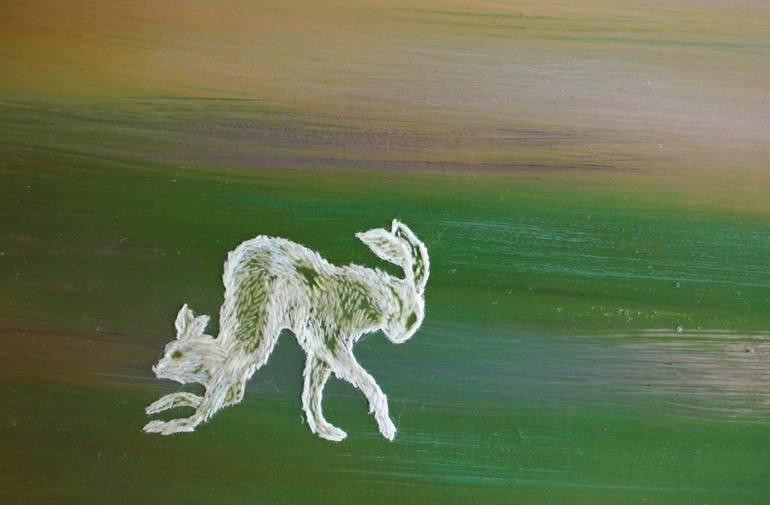 Original Conceptual Animal Painting by Fedora Akimova