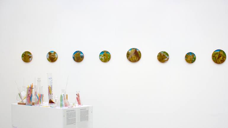 Original Conceptual Animal Painting by Fedora Akimova