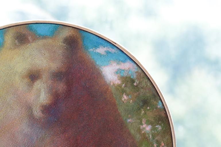 Original Conceptual Animal Painting by Fedora Akimova