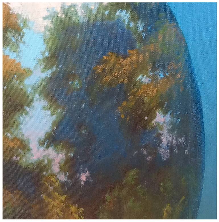 Original Art Deco Water Painting by Fedora Akimova