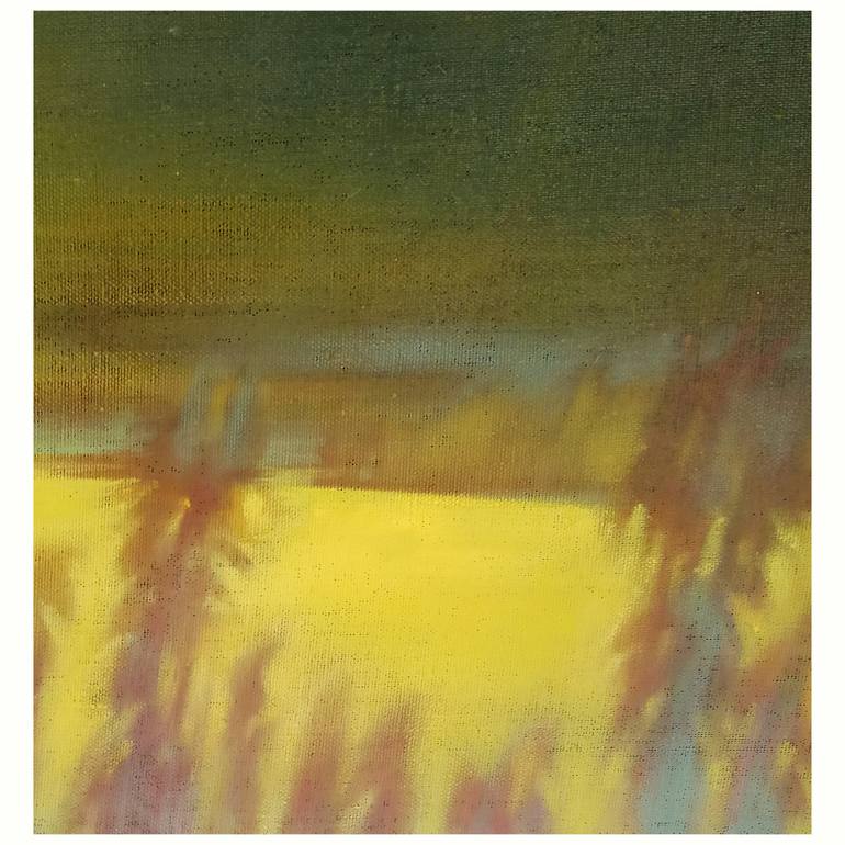 Original Abstract Expressionism Landscape Painting by Fedora Akimova