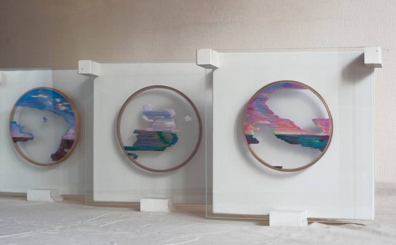 Original Abstract Aerial Sculpture by Fedora Akimova