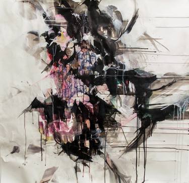 Original Figurative Abstract Collage by Ashley Busby