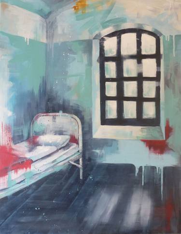 Print of Expressionism Interiors Paintings by Elisabeth Handelsby