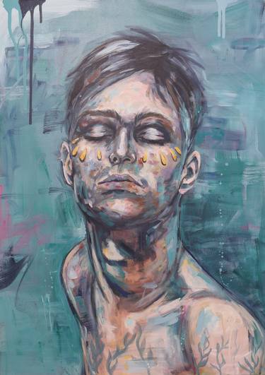 Original Figurative People Paintings by Elisabeth Handelsby