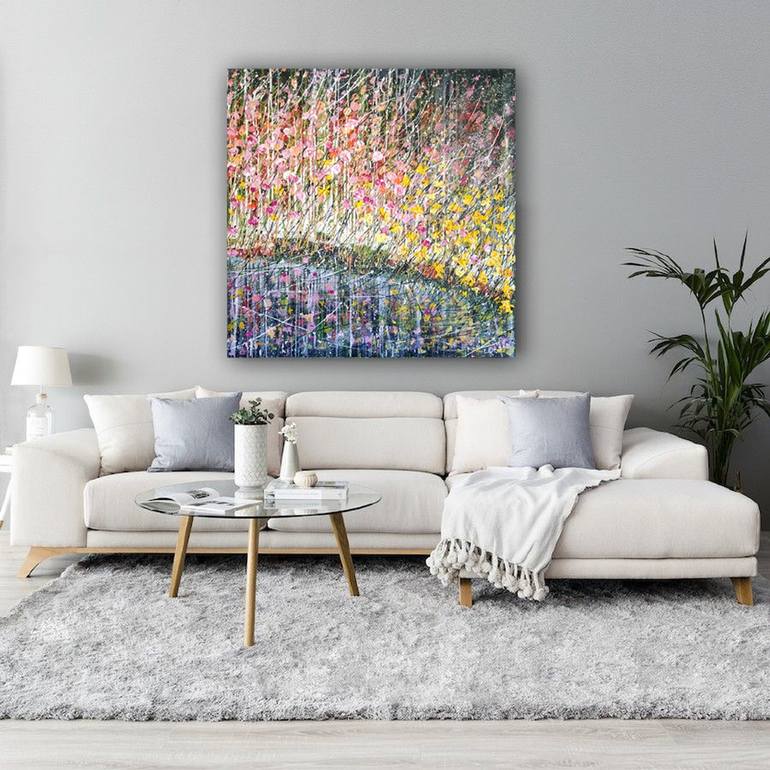 Original Abstract Landscape Painting by Elena Barón