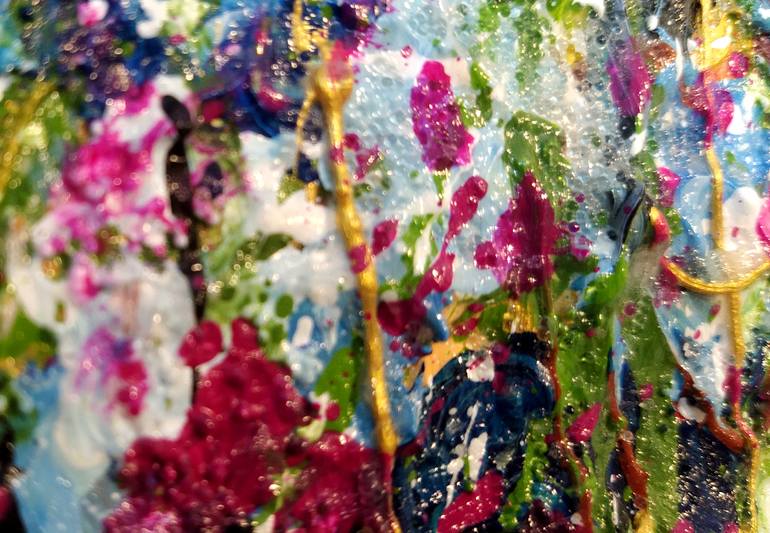 Original Abstract Expressionism Abstract Painting by Elena Barón